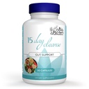 Mila Miamor 15 Ημέρα Καθαρισμός - Gut και Colon Υποστήριξη - Advanced Gut Cleanse Detox για γυναίκες & άνδρες με Senna, Cascara Sagrada & Psyllium Husk - Μη-GMO - Made in USA - 30 Κάψουλες