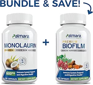Palmara Health Premium Monolaurin 600 mg + Biofilm Kompleksi