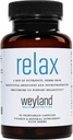 Rahatlayın - GABA ile Doğal Uyku Tamam, L-Theanine, Valerian Root, 5-HTP, Lemon Balm – Calm ve Relaxation Aid - 30 Vegetarian Capsules