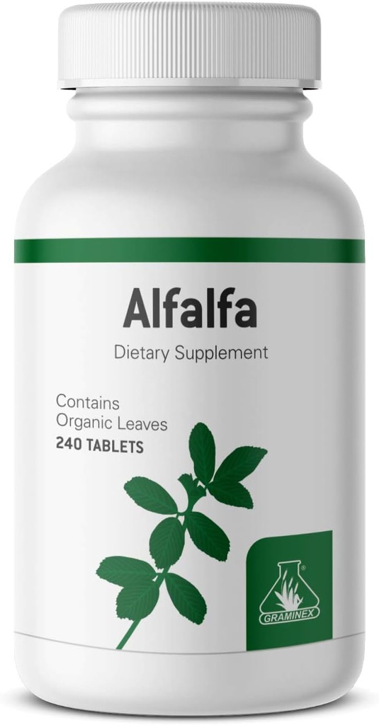 Graminex Alfalfa Tabletleri - Vitaminler, Mineraller, Amino Asitler - 240 Tablet
