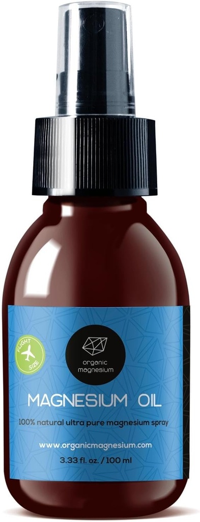 Magnezyum Sprey Oil - Antik Zechstein Seabed'den Leg Cramps için %100 Saf Topical Chloride | Spor, Rahatlama ve Uyku | Yetişkinler ve Çocuklar için Mükemmel (3,33 oz)