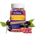 Elderberry Gummies, Elderberry Extract 300mg, C ve çinko ile Strawberry Flavor Gummies, Non-GMOs, Gluten Free, Vegan-Friendly, Immune Support, 60 Count