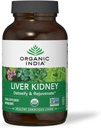 ORGANIC INDIA ήπαρ και καθαρισμός νεφρών Detox επισκευή - συμπλήρωμα βοτάνων - Καθαρισμός & Αναζωογόνηση, Υποστηρίζει υγιή λειτουργία ήπατος & νεφρών, Vegan, USDA Πιστοποιημένο οργανικό, μη ΓΤΟ - 180 κάψουλες