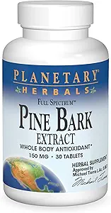 Gezegensel Herbals FS Pine Bark Ekstra Tabletleri, 150 mg, 30 Count