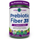 Vital Planet - Diyet Desteği ve Occasional Constipation için 35 Prebiyotik Fibers ve 35 Organik Superfoods ile Bowel Düzenliliği Korumak için Fiber 35 Toz Diverse Fiber Supplement, 6.77 oz