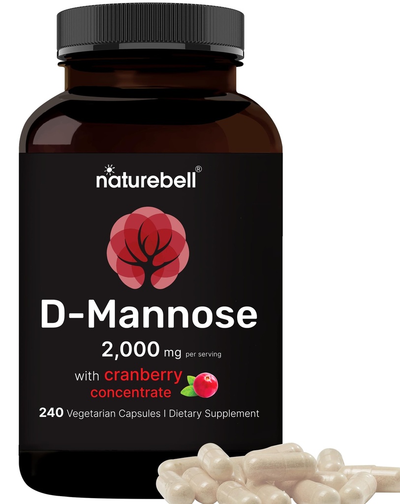 NatureBell D-Mannose 500mg κάψουλες (2.000mg ανά υπηρεσία) 