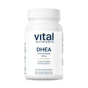 Vital Nutrients DHEA 25 mg | Vegan Micronized DHEA Supplement for Women & Men | Supports Hormon Balance | Supports Health Metabolism of Sugar & Minerals | Gluten, Dairy, Soy Free | 60 Capsules