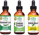 Botanic Choice Lemon Balm, Rosemary Leaf, & Gymnema Sylvestre Extracts Sche – Daily General Wellness Kit for Balanced Sleep, Immune System Boost, Better Focus, & Improv Wellness (1 fl. Oz.