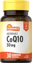 Sundance CoQ10 50mg | 30 Absorbable Softgels | Non-GMO and Gluten Free Supplement