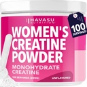 Kadınlar için Kretine - Kadınlar için formüle edildi - 3g Micronized Kretine Monohidrat Per Enerji, Lean Muscle Mass ve Ruh Clarity - Unflavored, Vegan, Non-GMO, 100 Hizmet