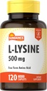 Sundance L-Lysine 500 mg | 120 Caplets | Free Form Amino Asit | Vegetarian, Non-GMO ve Gluten Free Supplement Supplement Supplement