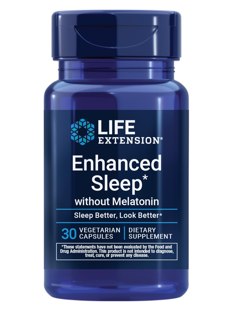 Life Extension, Melatonin, ashwagandha, amla, Casein Milk peptidleri, Sleep & Stres Desteği için melatonin-Free Supplement, Gluten-Free, Non-GMO, Vegetarian, 30 Capsules
