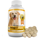 Amazing Omega 3 for Dogs - Ωμέγα 3 Fish Oil for Dogs Συμπλήρωμα για Ichy Skin Relief for Dry Skin and Hot Spots and Shedding Coat with EPA and DHA Faty Acids - 120 Bacon Flavor Chews