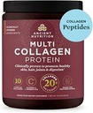 Eski Beslenme Kolajn, Toz, Multi Collagen protein, Kadınlar ve Erkekler, C vitamini, Probiyotikler, Hydrolyzed Collagen, Supports Skin, Ortaklar, Gut Health, Unflavored, 40 Hizmetler