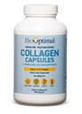 BioOptimal Collagen Capsule Capsules - Grass-Fed, Pasture-Raized Hydrolyzed Protein Supplement for Skin, Hair, & Nails - Non-GMO, Zero Sugar Daily Pills for Men & Women (180 Capsules)