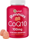 Qunol CoQ10 Gummies by Qunol, 100 mg, Νόστιμα Συμπληρώματα Gummy, Βοηθά στην υποστήριξη της υγείας της καρδιάς, 60 ct