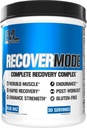 Evlution Nutrition Recover Mode- Complete Post Workout with BCAAs, Immunity Support, C, D & E, Electrolytes, Hydration, Kretine, Glutamine, Beta-Alanine, L-Carnitine, 30 Serve, Blue Raz