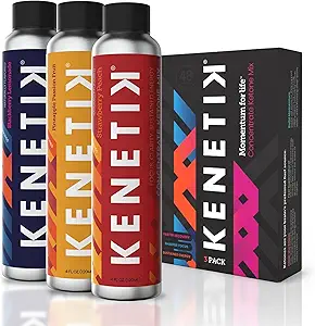 KENETIK Keton Mix, Exojen Ketones Mix, Keto, Caffeine & Sugar Free, Vegan Supplement For Clean Energy & mental Focus, Kahve Alternatif D-BHB - Çeşitli, 3PK (12 Hizmet)