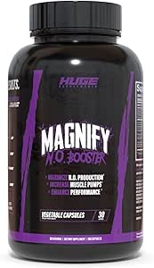 Büyük Supplements Magnify Pump Pills & Nitric ATM, Geliştirilmiş Kas Pumps, Fullness & Vascularity, Science-Backed Malzemeler - NO3-T Nitrates, Agmatine Sulfate, VasoDrive-AP (180 Capsules)