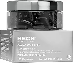 Caviar Collagen Capsules - Beauty Supplement 2.000 mg Marine Collagen,, Caviar Ekstraksiyon ve Vitamin Kompleksi