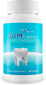 Gum Therapy Gel Capsules - En İyi Gum & Diş Destek Probiyotik - Oral Diş Probiyotikleri Gum Health Supplements - Gum & Diş Probiyotik - Diş ve Gums için En İyi Oral Probiyotikler - Gum Supplements - Gum Supplement