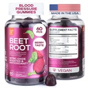 Yüksek Kan basıncı için Arıt Chews - Amerika'da Tart Cherry ile Yapılan Arıt Kökleri - Enerji ve Kartio Health için Nitrik Çimento Supplements - Vegan, No GMO, Pectin Based - for Women and Men, 60 Adet