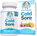 Best Cold Sore Supplement with Lysine and Lemon Balm - Dr. Danielle Cold Sore Assist - 120 κάψουλες