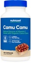 Nutricost Camu 1000 mg, 120 Capsule - CCOF Organik, Non-GMO ve Gluten Free