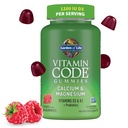 D3 & K2 ile Yaşam Vitamini Kod Kalsiyum Magnezyum Gummies, Bone Health & Bone Strength + Prebiyotiks & Probiyotiks for Digestive Support, Non-GMO, Gluten-Free, 60 Raspberry Gummies