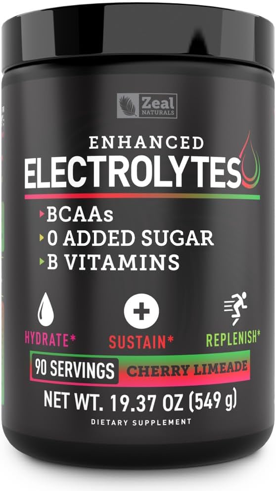 Zeal Naturals Ηλεκτρολυτικό Ποτό για την αποκατάσταση της σκόνης (90 σέρβις 