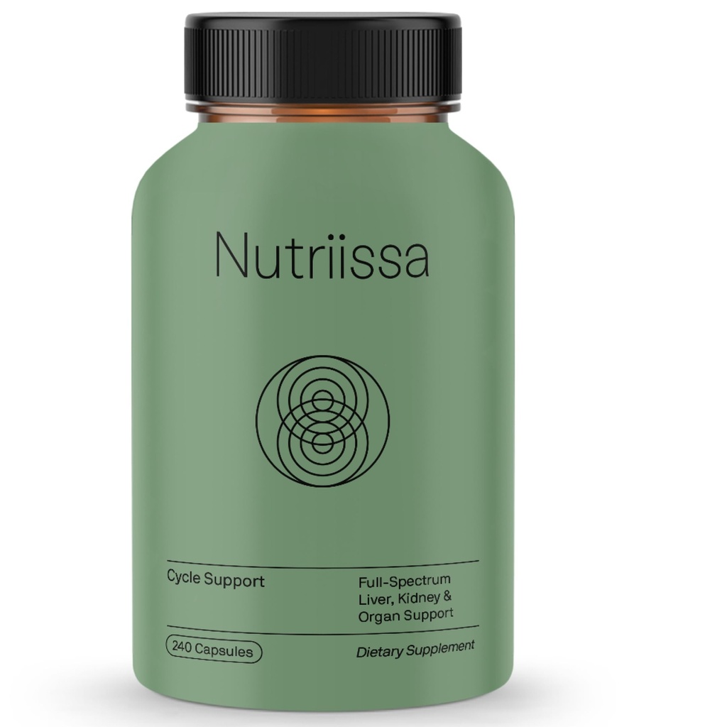 Nutriissa Cycle Support - Premium Kidney & Liver Detox - Bodybuilders & Kilolifters için Organ Savunması - EPEB Saf ve Potency için sertifikalı - 400 mg TUDCA & 1000mg NAC - Vegan, 240 Capsules