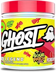 GHOST Legend Pre-Workout Powder, SPK Redberry - 30 Σερβιτόρες – Προ-Women με Choline, L-Citrulline, & Beta Alanine για Ενέργεια & Εστίαση