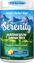 Nature's Perfect Night | Serenity Drink Mix Toz | Anti-Stress | Gluten Free | Vegan | Non-GMO | Sugar-Free | Supports Relaxation, Sleep, Heart, Bone, and Nerve Health | 15 ozz