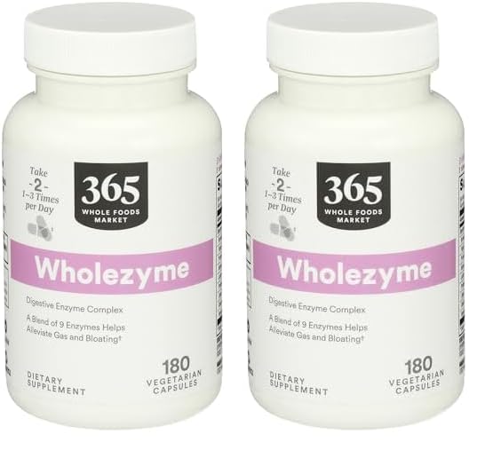 Whole Foods Market, Wholezyme, 180 Count (Pack of 2)