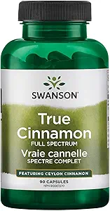 Swanson Full Spectrum True Cinnamon - συμπλήρωμα βοτάνων - (120 κάψουλες, 300mg το καθένα)