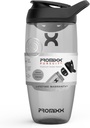 Promixx Pursuit protein Shaker Şişe (24 oz) – Silent No-Ball Mikser, Leak-Proof Lid, BPA/BPS & Phthalate-Free ECOZEN – Easy-Clean Shaker Cup for protein Shakes, Pre & Post-Workout-Workout