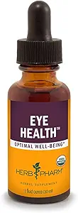 Herbm Phar Eye Health Liquid Herbal Formula, Bilberry ve Cut Liquid Extracts - 1 Ounce