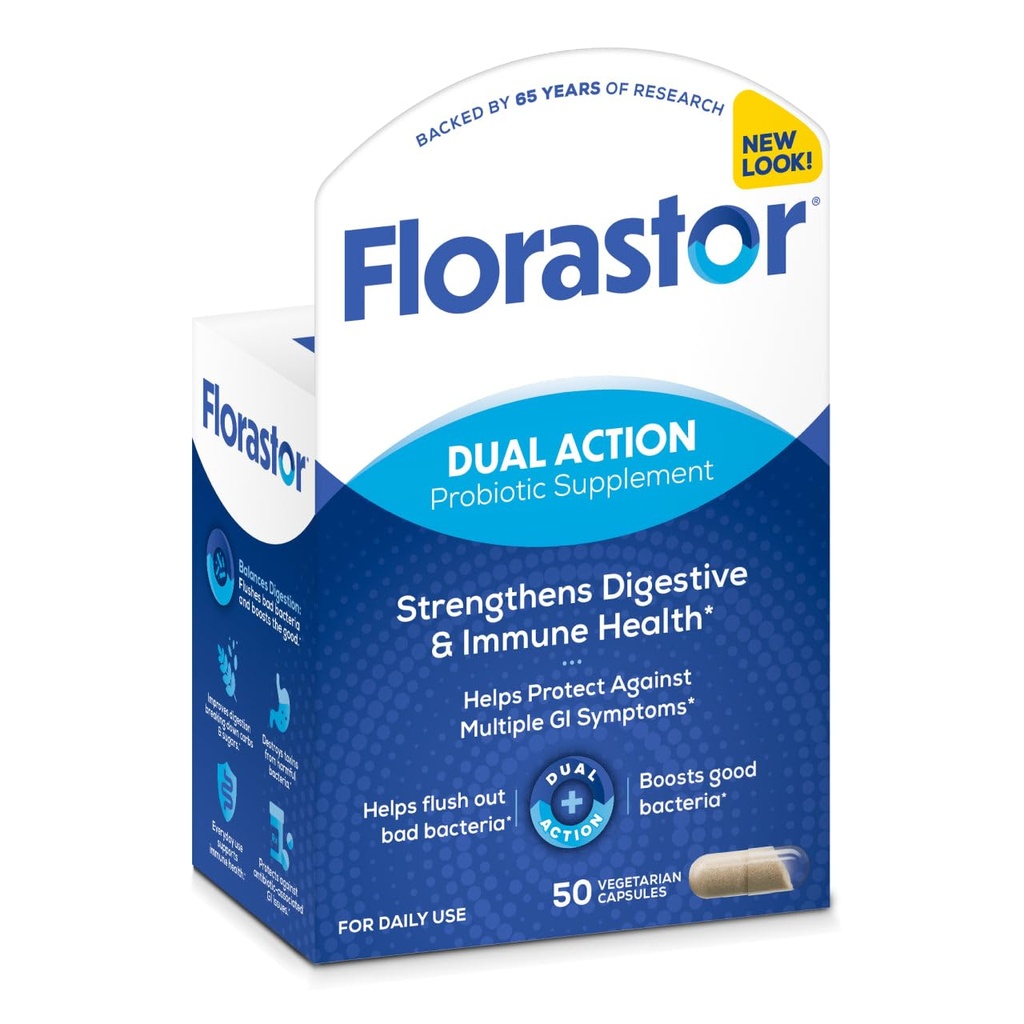 Florastor® Dual Action Probiyotik Supplement