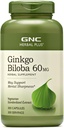 GNC Herbal Plus Ginkgo Biloba 60 mg Supplement, Vegetarian, Supports mental Sharpness, 300 Hizmet
