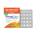 Boiron ThroatCalm Tabletleri Red, Kuru, Puly, Sore Throats ve Hoarseness - 60 Kont