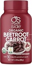 | Beetroot & Carrot Tablets | 100% Pure Organic | 90 Count | 1,120 mg | USDA Certified | Non-GMO, Plant-Based for Heart Health & Energy Boost
