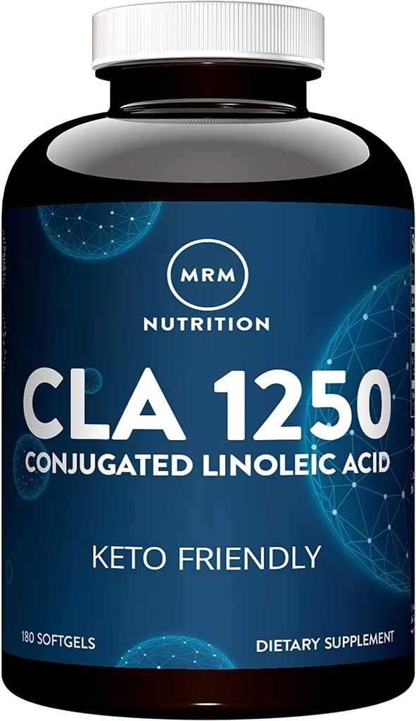 MRM Beslenme CLA 1250 | Keto Friendly |% 80 CLA High Potency | 1000 mg CLA per Capsule | Sağlıklı yağlar | Gluten-Free | 30 Servisler