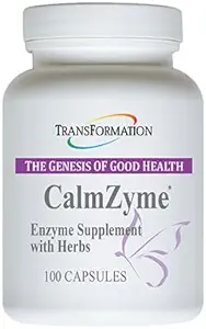 İyi Sağlık Enzymes CalmZyme Supplement with Enzymes & Herbal Mix, Max kesimlerin, Enerji ve Aid in Immune Support, 100 Capsules