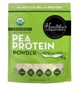 Healthier Comforts Unflavored Pea protein Toz - Low sodyum (1 lb.) | Grown ve Processed | 100% Plant Based Protein Toz | Kosher, Gluten Free, Non-GMO, Keto Friendly (16oz)