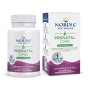 Nordic Naturals Vegan Prenatal DHA, Unflavored - 60 Soft Gels - 500 mg Plant-Based DHA - Bebek ve Sağlıklı Gebelikte Beyin Gelişimini Destekler - Non-GMO - 30 Hizmetler
