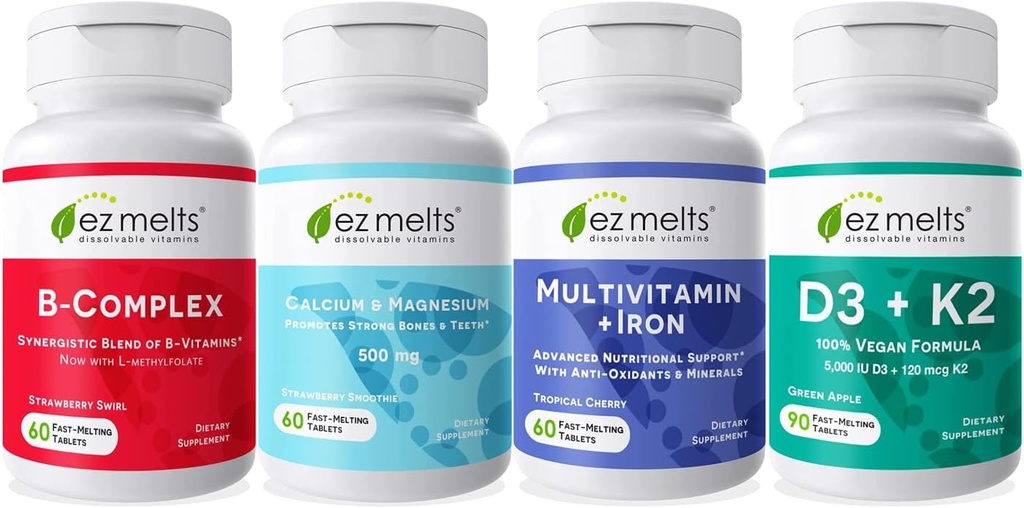 EZ Melts Wellness Start Pack, Sugar-Free, 1-3-Month Supply