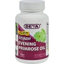 Deva Vegan Primrose Oil - Unrefined - Cold Pressed - Gluten Free - 90 Vegan Capsules (Pack of 2)