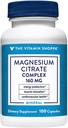 Shoppe Magnezyum Citrate Kompleksi 160MG, Mineral Supplement That Supports Bones, Teeth & Energy Production (100 Capsules)