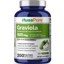 NusaPure Graviola 20:1 & 10:1 Extract, 250 mg Ισοδύναμο με 7.500 mg ανά ανώτατο όριο 200 Veggie (Vegan, Non-GMO)