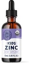 Vimergy Kids Organic Liquid Zinc Sulfate – Για παιδιά & Εφηβεία 1-18 ετών, γρήγορη απορρόφηση ανοσοποιητική υποστήριξη* – Προάγει υγιή οστά, μαλλιά & δέρμα. USDA Organic, Kosher, Vegan, Non-GMO – 55 mL